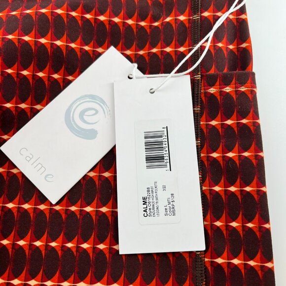 NWT Calme by Johnny Was Endurance High Waist 7/8 Legging with Pockets Size L - Picture 5 of 8